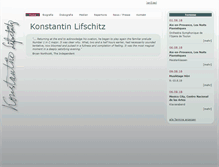 Tablet Screenshot of konstantinlifschitz.de